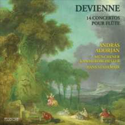 드비엔느: 14개의 플루트 협주곡 (Devienne: 14 Flute Concertos) (4CD) - Andras Adorjan