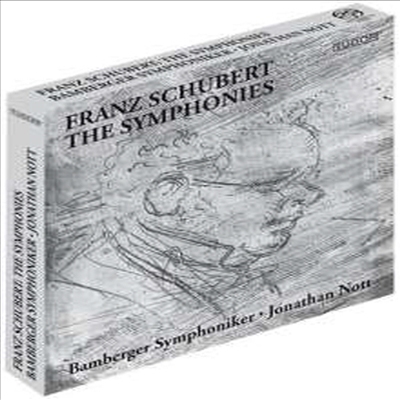 슈베르트: 교향곡 전집 1번 - 9번 (Schubert: Compelet Symphonies Nos.1 - 9) (4CD) - Jonathan Nott