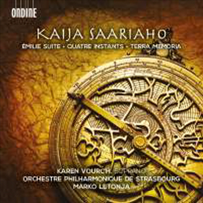 사리아호: 소프라노를 위한 작품집 (Saariaho: Quatre Instants, Terra Memoria &amp; Emilie Suite)(CD) - Marko Letonja