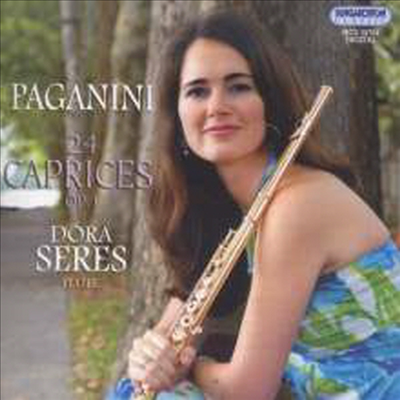 파가니니: 24개의 무반주 바이올린을 위한 카프리스 - 플루트 연주반 (Paganini: Caprices for Solo FluteOp. 1 Nos.1 - 24)(CD) - Dora Seres