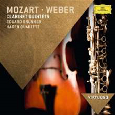 모차르트 & 베버: 클라리넷 오중주 (Mozart & Weber: Clarinet Quintets)(CD) - Eduard Brunner