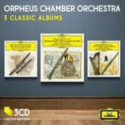 오르페우스 체임버 오케스트라 - 모차르트 협주곡 3개의 클래식 앨범 (Orpheus Chamber Orchestra - Mozart: Concertos 3 Album Classics) (3CD) - Orpheus Chamber Orchestra