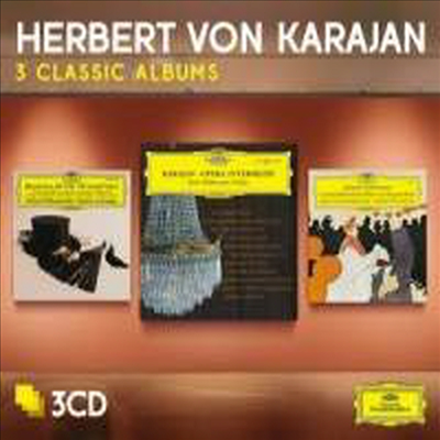 카라얀 - 오페라 간주곡 3개의 클래식 앨범 (Herbert von Karajan - Opera Intermezzi 3 Classic Albums) (3CD)(CD) - Herbert von Karajan