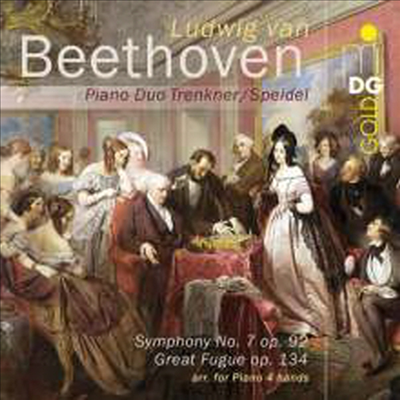 베토벤: 교향곡 7번 - 네 손을 위한 샤르벤카 피아노 편곡반 (Beethoven: Symphony No.7 - Four Hands Piano ver - Scharwenka) (SACD Hybrid) - Pianoduo Trenkner &amp; Speidel