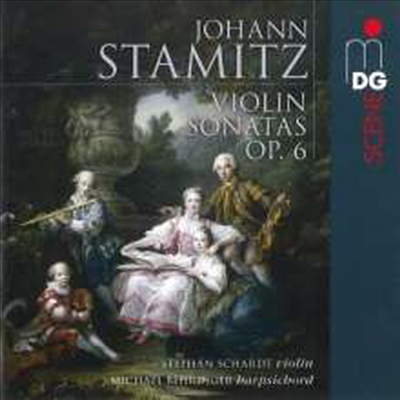 슈타미츠: 바이올린 소나타 Op.6 (Stamitz: Violin Sonatas Nos.1 - 6 Op. 6) (SACD Hybrid) - Stephan Schardt