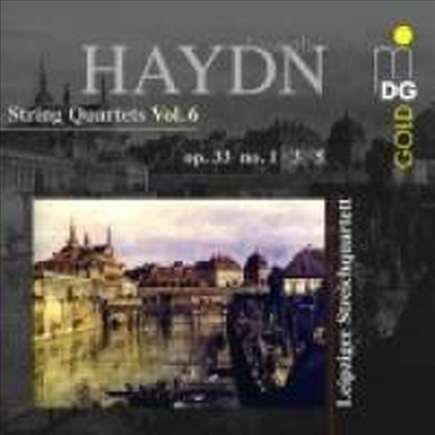 하이든: 현악 사중주 6집 - Op.33 1번, 3번 &amp; 5번 (Haydn: String Quartets Op. 33 Nos.1, 3 &amp; 5)(CD) - Leipzig String Quartet