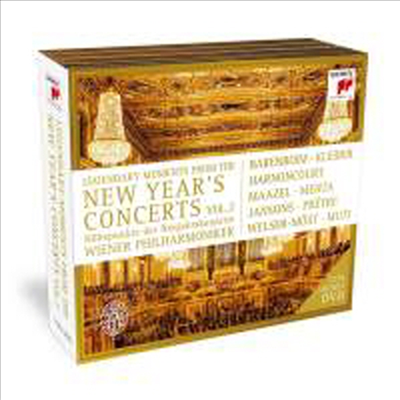 신년음악회의 전설적인 순간들 (Legendary Moments Of The New Year&#39;s Concert Vol. 2) (3CD + DVD)(Digipack) - Carlos Kleiber