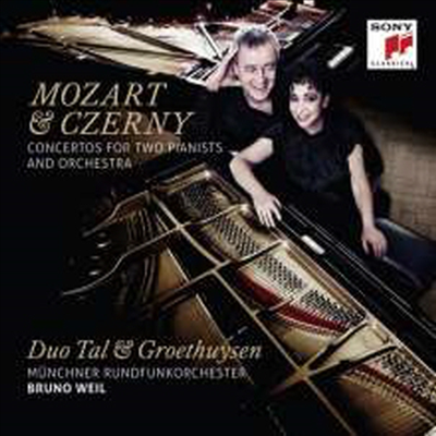 체르니 &amp; 모차르트: 두 대의 피아노와 관현악을 위한 협주곡 (Czerny &amp; Mozart: Concertos for Two Pianos and Orchestra)(CD) - Duo Tal &amp; Groethuysen