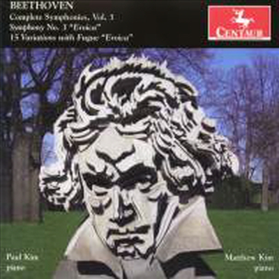 베토벤: 교향곡 3번 & 에로이카 변주곡 - 폴 김 피아노 편곡반 (Beethoven: Symphony No.3 'Eroica' & Eroica Variations, Op. 35 for Piano)(CD) - Paul Kim