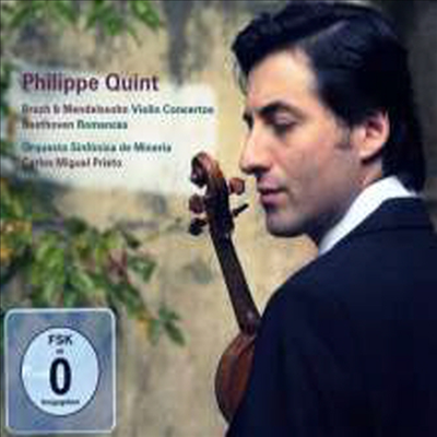 브루흐, 멘델스존: 바이올린 협주곡 & 베토벤: 로망스 1, 2번 (Bruch, Mendelssohn: Violin Concertos & Beethoven: Romance Nos.1, 2) (SACD Hybrid+DVD) - Philippe Quint
