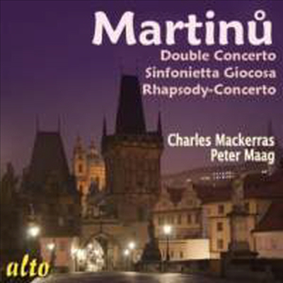 마르티누: 피아노와 팀파니를 위한 협주곡 & 비올라와 관현악을 위한 광시곡 (Martinu: Double Concerto for Strings, Piano and Timpani & Rhapsody-Concerto for Viola and Orchestra)(CD) - Charles Mackerras