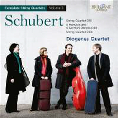 슈베르트: 현악 사중주 1번 &amp; 5번 (Schubert: String Quartets Nos.1 &amp; 5)(CD) - Diogenes Quartet