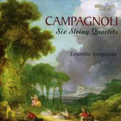 캄파뇰리: 현악 사중주 1번 - 6번 (Campagnoli: String Quartets Nos.1 - 6)(CD) - Ensemble Symposium