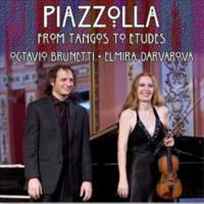 피아졸라: 바이올린과 피아노를 위한 탱고 (Piazzolla: Tango for Violin &amp; Piano)(CD) - Elmira Darvarova