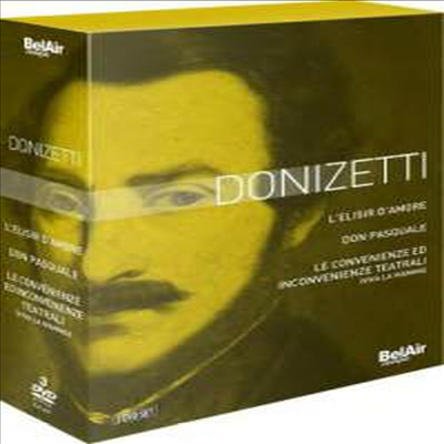 도니제티: 오페라 '돈 파스콸레', '사랑의 묘약' & '극장 이야기'(Donizetti: L'elisir d'amore, Don Pasquale & Viva La Mamma) (3DVD) (2014)(한글무자막) - 여러 아티스트