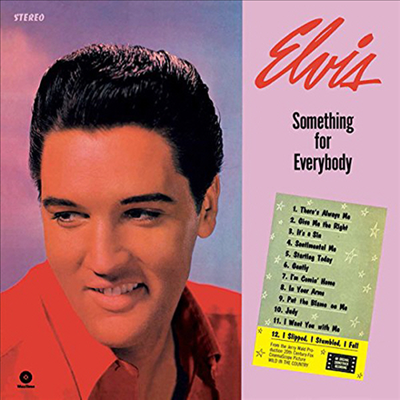 Elvis Presley - Something For Everybody (Remastered)(Limited Edition)(Collector's Edition)(180g Audiophile Vinyl LP)(Free MP3 Download)