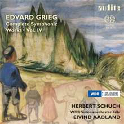 그리그: 교향곡 &amp; 피아노 협주곡 (Grieg: Symphony In C Minor &amp; Piano Concerto) (SACD Hybrid) - Eivind Aadland