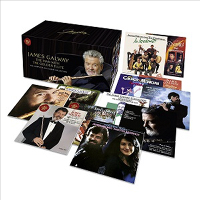 제임스 골웨이, 황금 플루트의 사나이 - RCA 녹음 전집 (James Galway - The Man With The Golden Flute - The Complete RCA Album Collection) (71CD + 2DVD Boxset) - James Galway