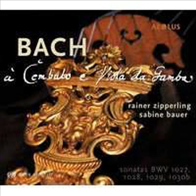 바흐: 비올라 다 감바 소나타 작품집 (Bach: Viola da gmaba Sonatas) (SACD Hybrid) - Sabine Bauer