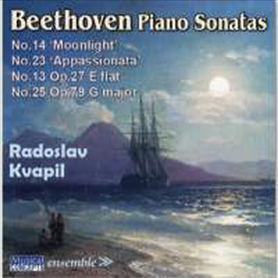 베토벤: 피아노 소나타 13번, 14번 '월광', 23번 '열정' & 25번 (Beethoven: Piano Sonatas Nos. 13, 14 ‘Moonlight', 23 'Appassionata' & 25) - Radoslav Kvapil