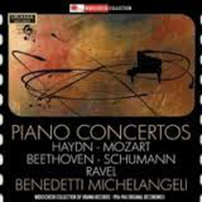미켈란젤리가 연주하는 하이든, 모차르트, 슈만, 라벨 & 베토벤: 피아노 협주곡집 (Michelangeli Play Haydn, Mozart, Schumann, Ravel & Beethoven: Piano Concertos) (2CD) - Arturo Benedetti Michelangeli