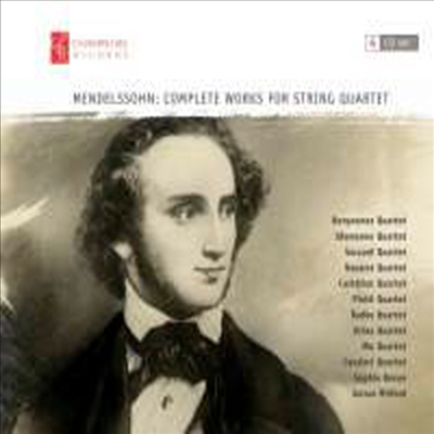 멘델스존: 현악 사중주 전곡 (Mendelssohn: Complete Works for String Quartet) (4CD) - 여러 아티스트