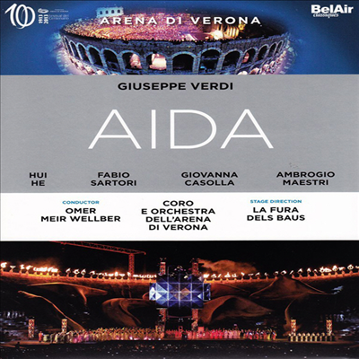 베르디: 오페라 '아이다' (Verdi: Opera 'Aida') (한글무자막)(DVD) (2014) - Omer Meir Wellber