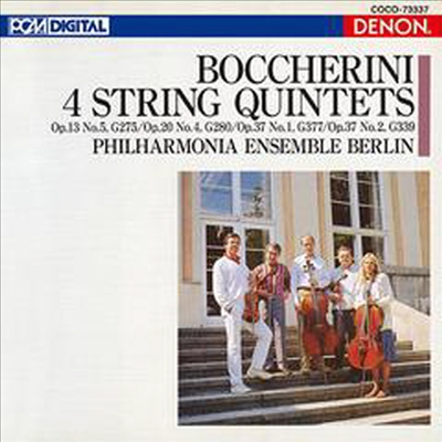 보케리니: 4개의 현악 오중주 작품집 (Boccherini: 4 Stirng Quintets) (일본반)(CD) - Philharmonia Ensemble Berlin