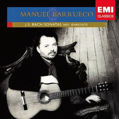 바흐: 무반주 바이올린 소나타 1-3번 (기타 편곡반) (Bach: Sonatas BWV1001-3 - Guitar Transcriptions) (Ltd. Ed)(일본반)(CD) - Manuel Barrueco