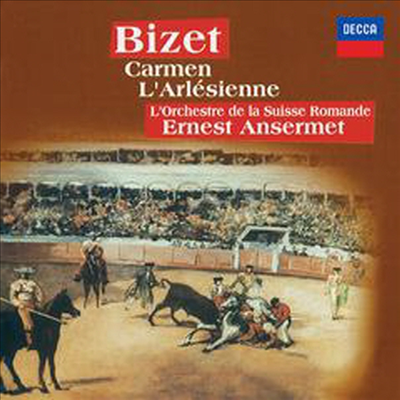 비제: 카르멘 모음곡, 아를르의 여인 모음곡 1 &amp; 2 (Bizet:&#39;Carmen&#39; Suite, &#39;L&#39;arlesienne&#39; Suite No1 &amp; 2) (일본반)(CD) - Ernest Ansermet