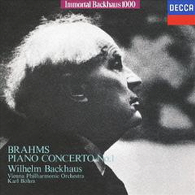 브람스: 피아노 협주곡 1번 (Brahms: Piano Concerto No.1) (Ltd. Ed)(일본반)(CD) - Wilhelm Backhaus
