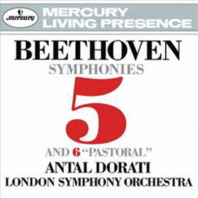 베토벤: 교향곡 5, 6번 '전원' (Beethoven: Symphony No.5. & 6 'Pastoral') (일본반)(CD) - Antal Dorati