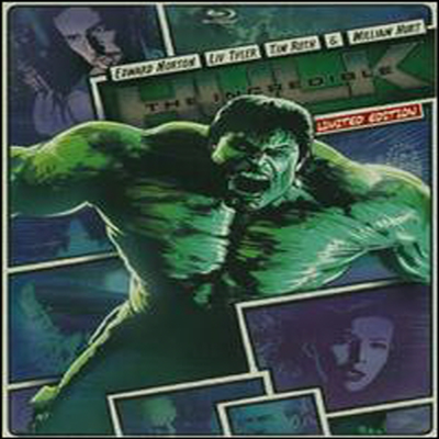 The Incredible Hulk (인크레더블 헐크) (Steelbook) (한글무자막)(Blu-ray + DVD + Digital Copy + UltraViolet) (2008)