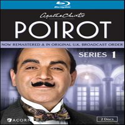 Agatha Christie&#39;s Poirot: Series 1 (아가사 크리스티 : 명탐정 포와로) (한글무자막)(2Blu-ray)