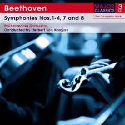 베토벤: 교향곡 1-4, 7 & 8번 (Beethoven: Symphonies No.1-4 & 7, 8) (3CD) - Herbert von Karajan