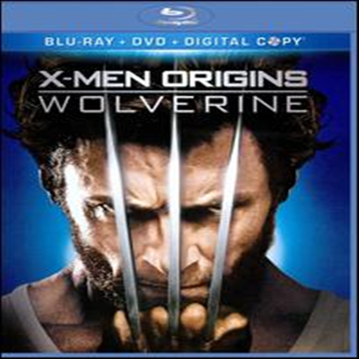 X-Men Origins: Wolverine (엑스맨 탄생: 울버린 ) (한글무자막)(Blu-ray/DVD Combo + Digital Copy) (2009)