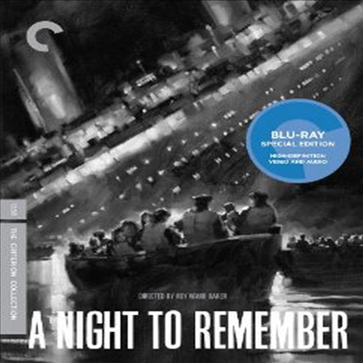 A Night to Remember (타이타닉 호의 비극) (Criterion Collection) (Black & White)(한글무자막)(Blu-ray) (1958)