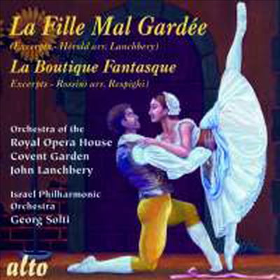 헤롤드: 고집쟁이 딸, 로시니: 이상한 옷 가게 모음곡 - 발췌 (Herold: La Fille mal gardee, Rossini: La Boutique Fantasque-Excerpts Ballettmusik)(CD) - John Lanchbery