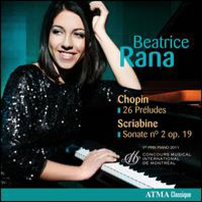 쇼팽: 26 전주곡, 스크리아빈: 소나타 2번 (Chopin: 26 Preludes, Scriabin: Sonate No.2 Op.19)(CD) - Beatrice Rana