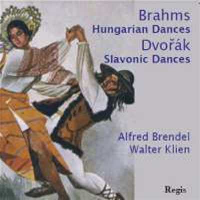 두 대의 피아노로 연주하는 브람스: 헝가리 무곡 &amp; 드보르작: 슬라브 무곡 (Brahms: Hungarian Dances &amp; Dvorak: Slavonic Dances Nos for Two Pianos) - Alfred Brendel