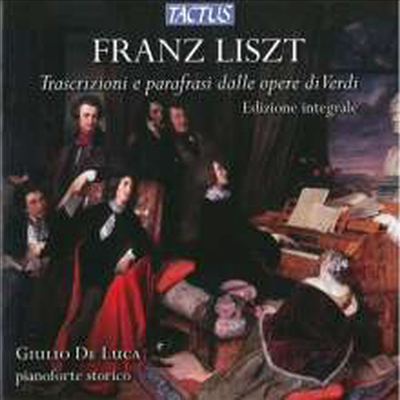 리스트-베르디: 오페라 편곡 피아노 작품집 (Liszt - Transcriptions of Operas by Verdi)(CD) - Giulio De Luca