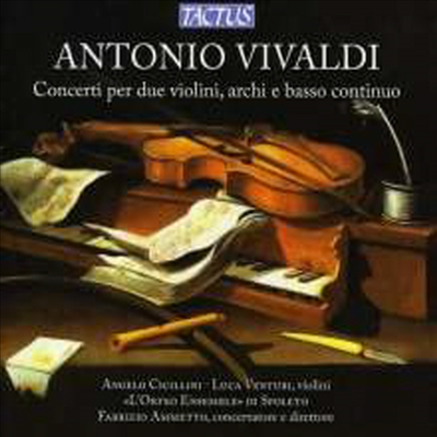 비발디: 두대의 바이올린 협주곡 (Vivaldi: Concertos For Two Violins)(CD) - Angelu Cicillini