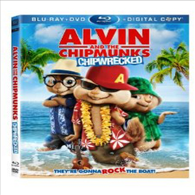 Alvin and the Chipmunks 3: Chipwrecked (앨빈과 슈퍼밴드3) (한글무자막)(Blu-ray + DVD + Digital Copy) (2011)