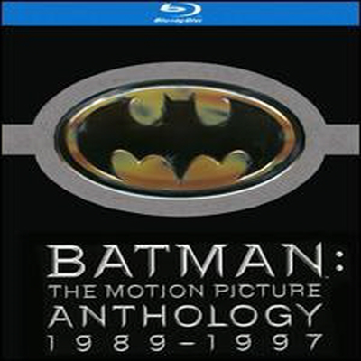 Batman (배트맨): The Motion Picture Anthology, 1989-1997 (Batman / Batman Returns / Batman Forever / Batman & Robin) (Blu-ray)