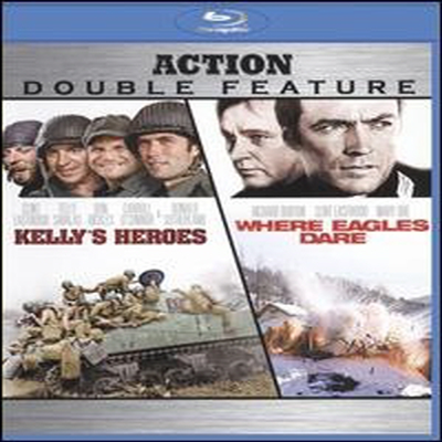 Kelly's Heroes / Where Eagles Dare (켈리의 영웅들/독수리요새) (Action Double Feature) (한글무자막)(Blu-ray)