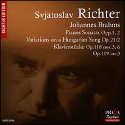 브람스: 피아노 소나타 1, 2번, 헝가리 변주곡, 피아노소곡 (Brahms: Piano Sonatas Op.1 & 2, Variations on a Hungarian Song. Klavierstucke Op.118 & 119) (SACD Hybrid) - Svjatoslav Richter