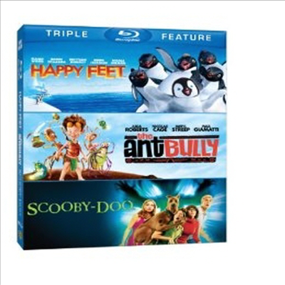 Happy Feet / Ant Bully / Scooby-Doo: The Movie (해피 피트/ 앤트 불리/ 스쿠비 두) (한글무자막)(Blu-ray) (2013)