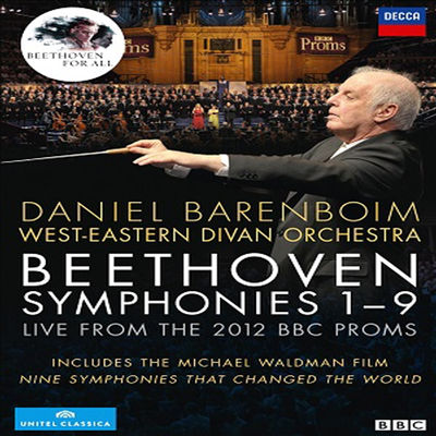 베토벤: 교향곡 전곡 & 다큐멘터리 '세상을 바꾼 9개의 교향곡' (Beethoven: Complete Symphonies & Nine Symphonies that Changed the World Documentary) (지역코드1)(4DVD) (2013) - Daniel Barenboim
