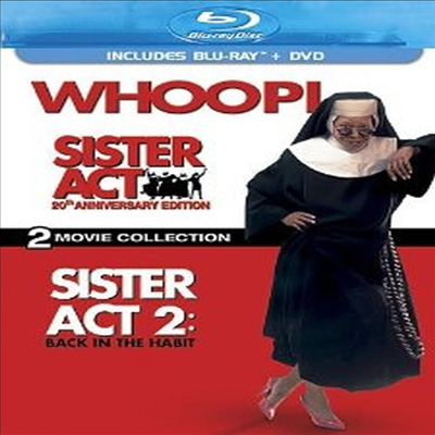 Sister Act: 20th Anniversary Edition - Two-Movie Collection (시스터 액트) (한글무자막)(Three-Disc Blu-ray/DVD Combo) (1992)
