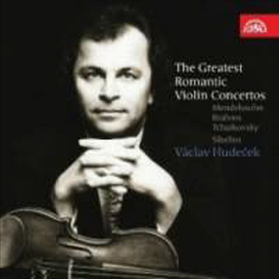 멘델스존, 브람스, 차이코프스키 &amp; 시벨리우스 : 바이올린 협주곡 (The Greatest Romantic Violin Concertos) (2CD) - Vaclav Hudecek